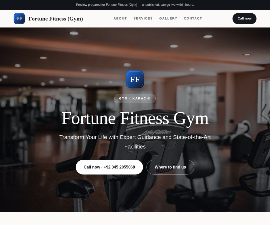 Fortune Fitness (Gym)