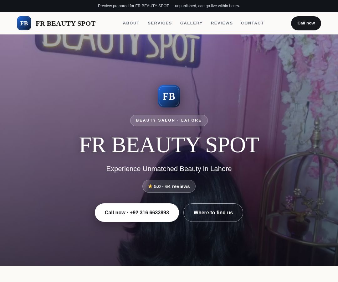 FR BEAUTY SPOT