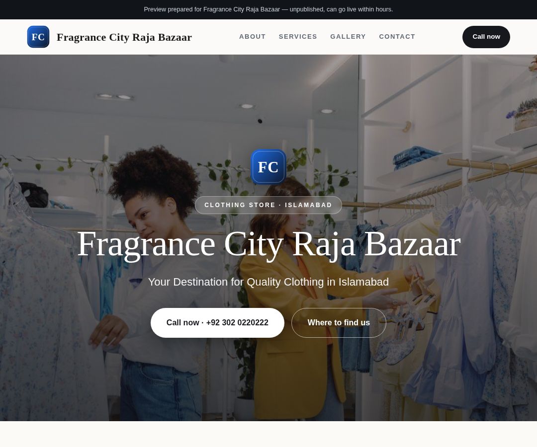 Fragrance City Raja Bazaar