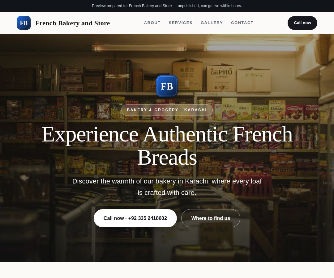 French Bakery and Store