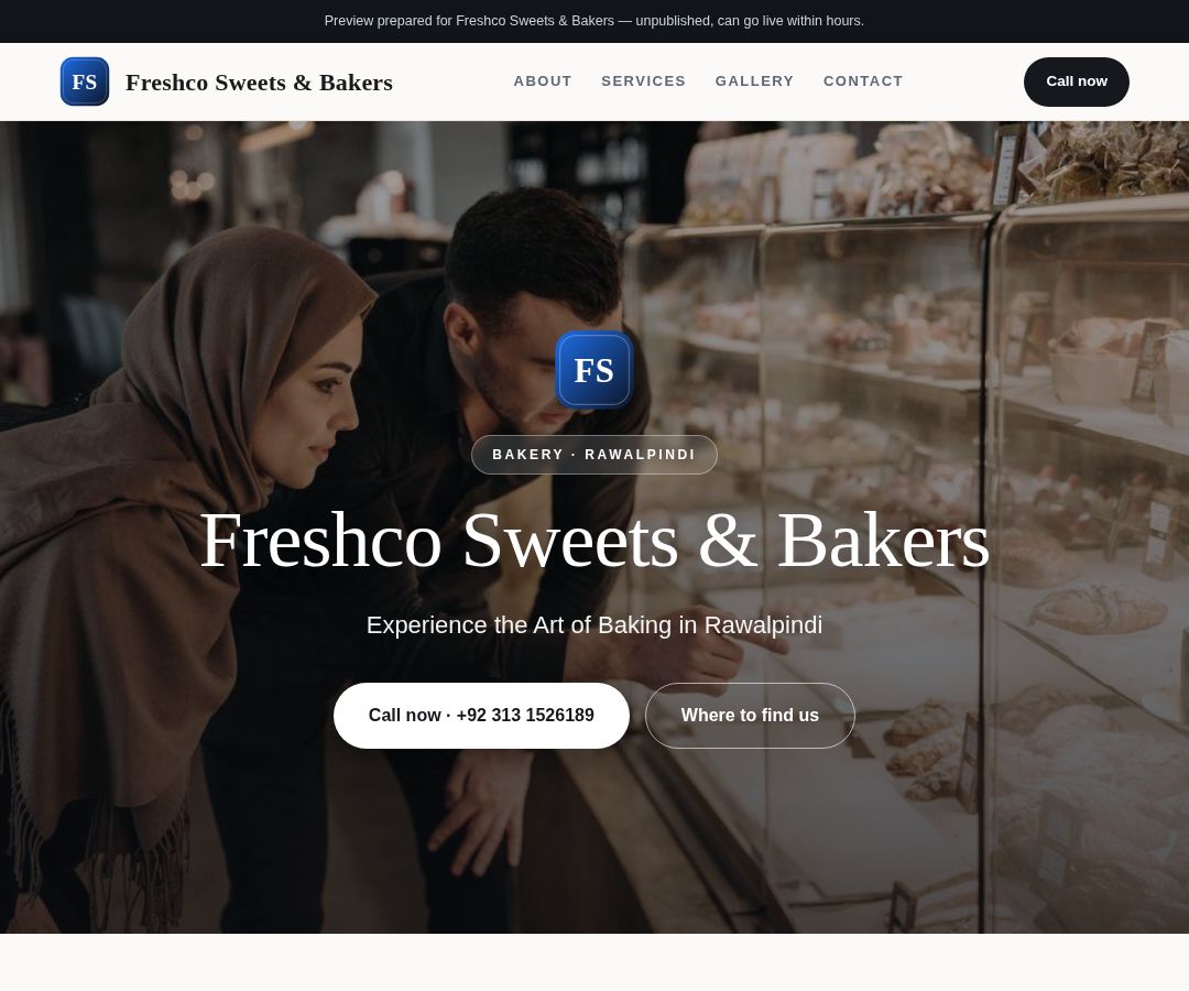 Freshco Sweets & Bakers