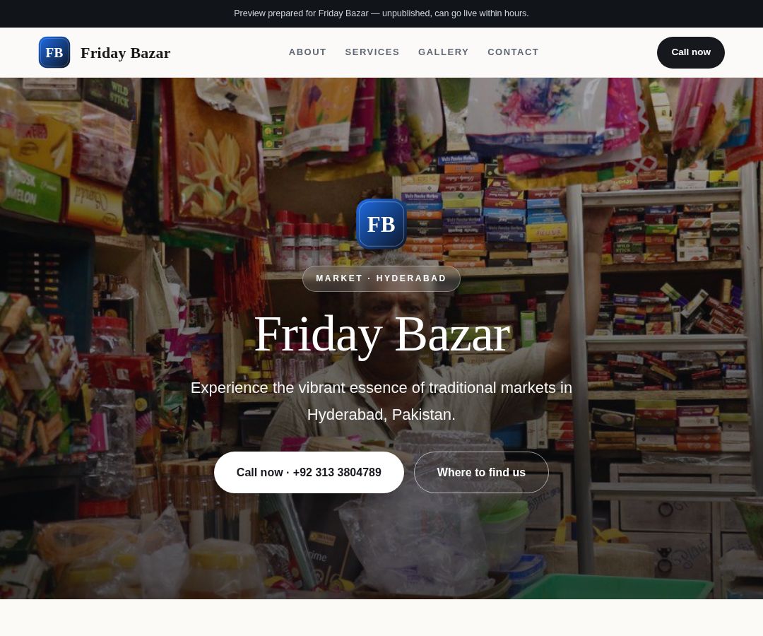 Friday Bazar
