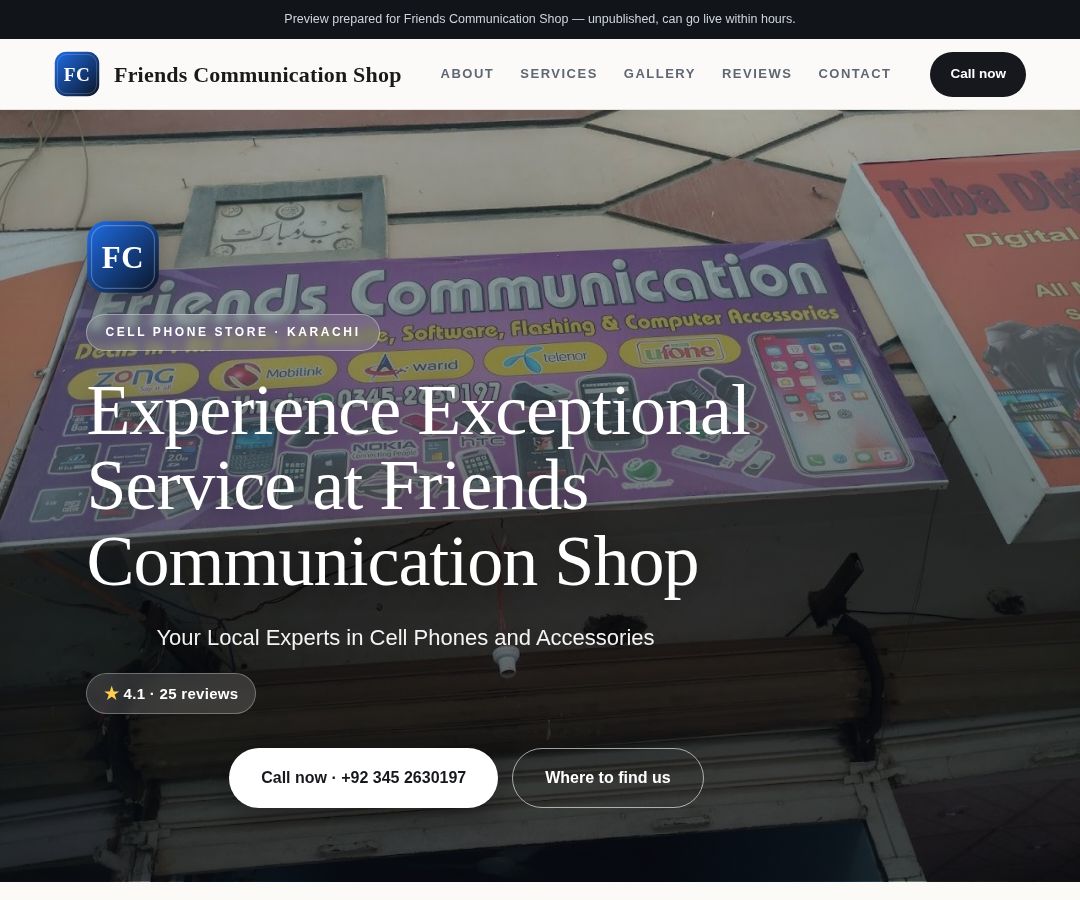 Friends Communication Shop