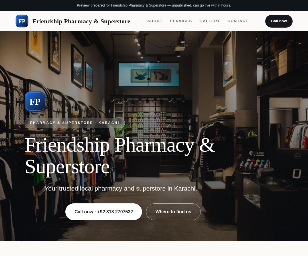 Friendship Pharmacy & Superstore