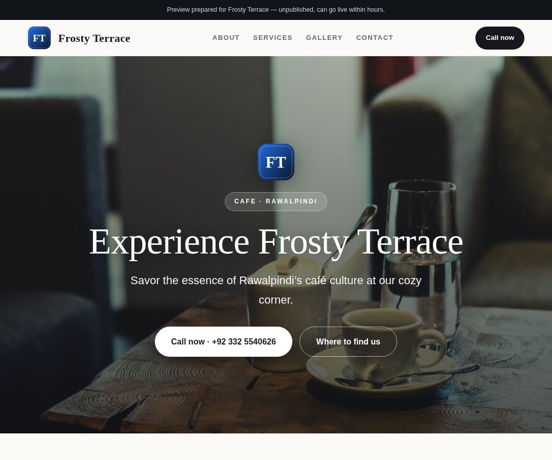 Frosty Terrace