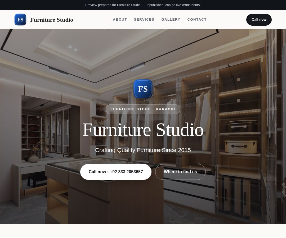 Furniture Studio