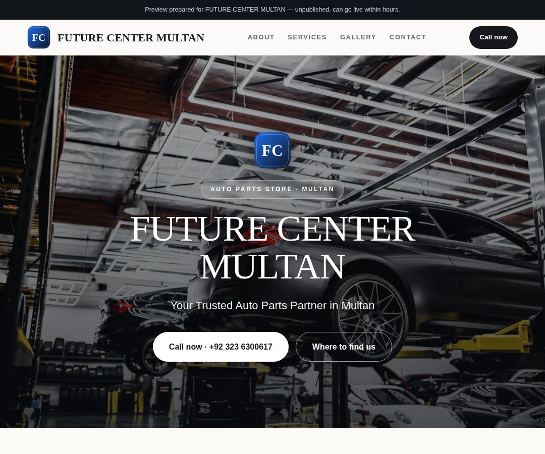 FUTURE CENTER MULTAN