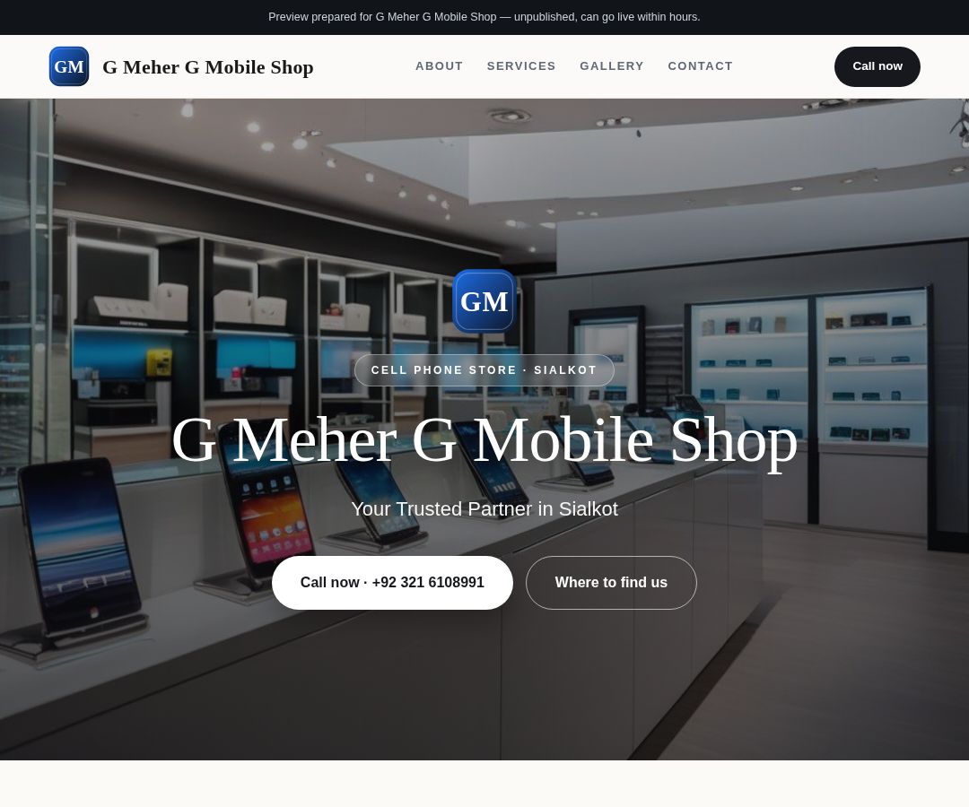 G Meher G Mobile Shop