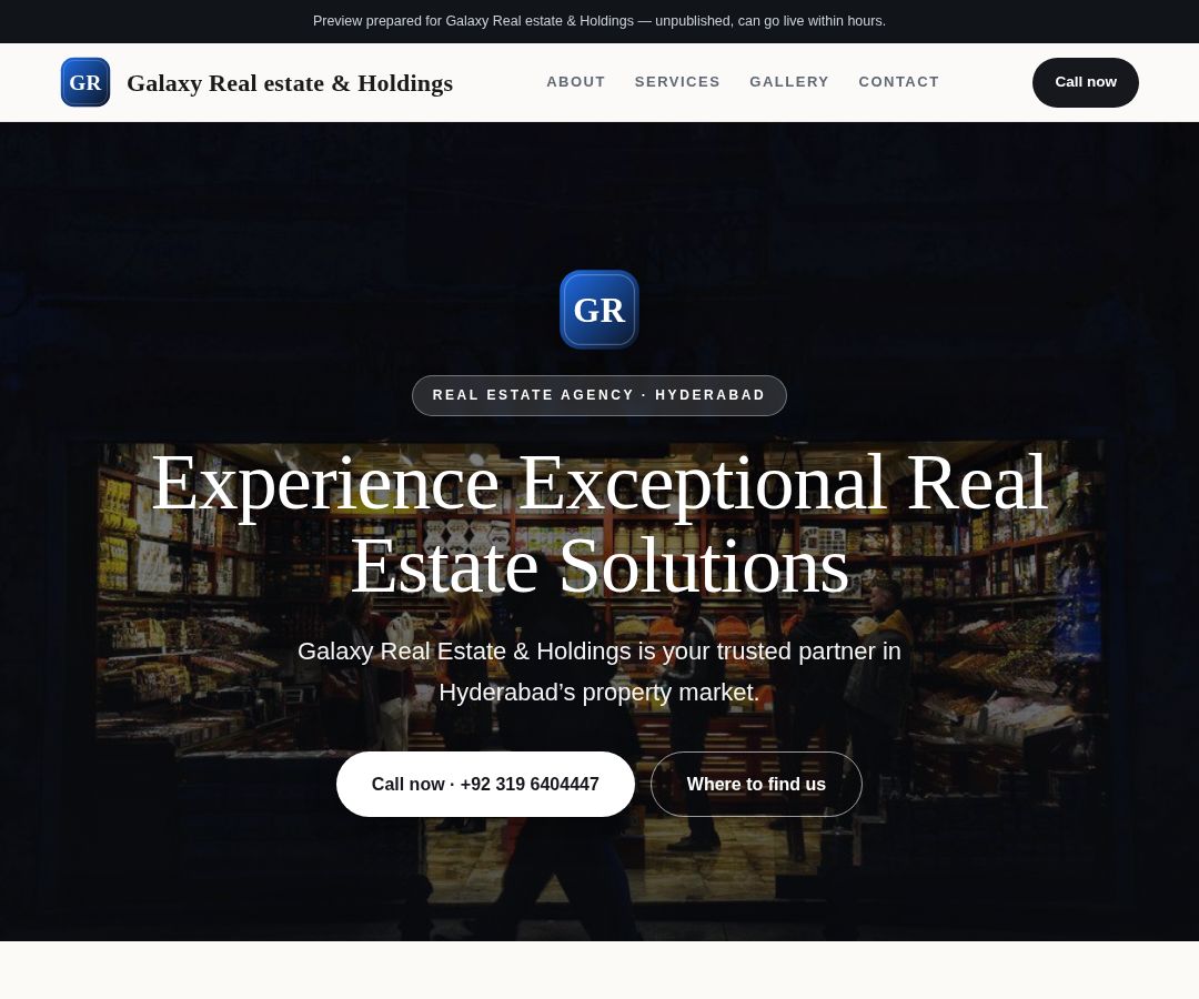 Galaxy Real estate & Holdings