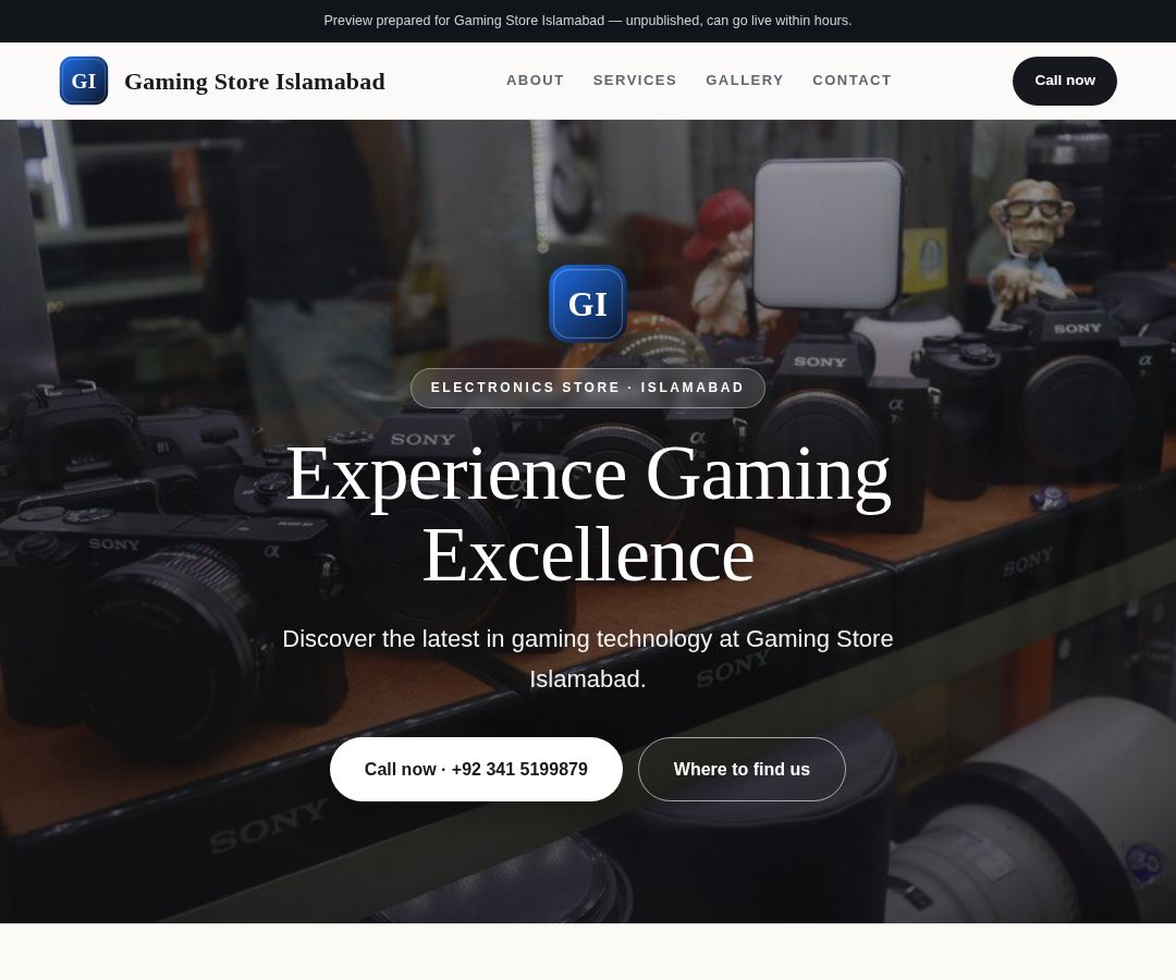 Gaming Store Islamabad