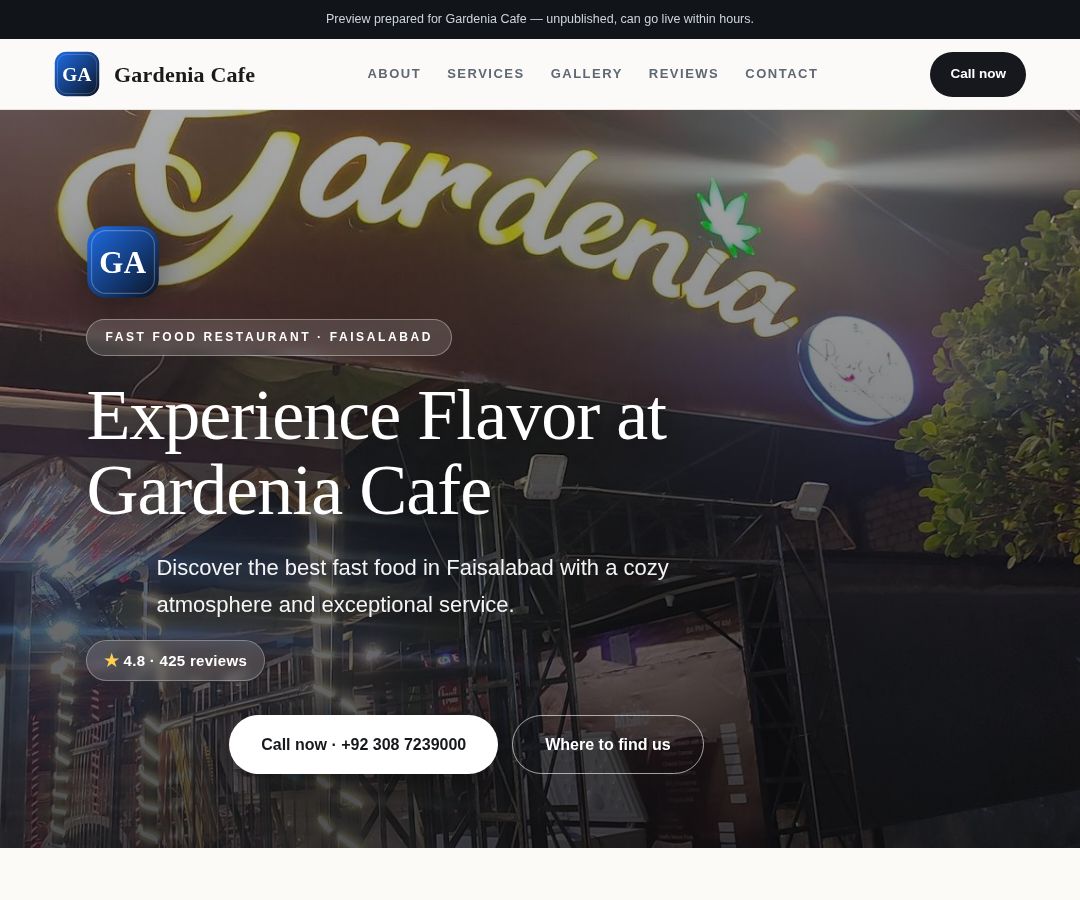 Gardenia Cafe