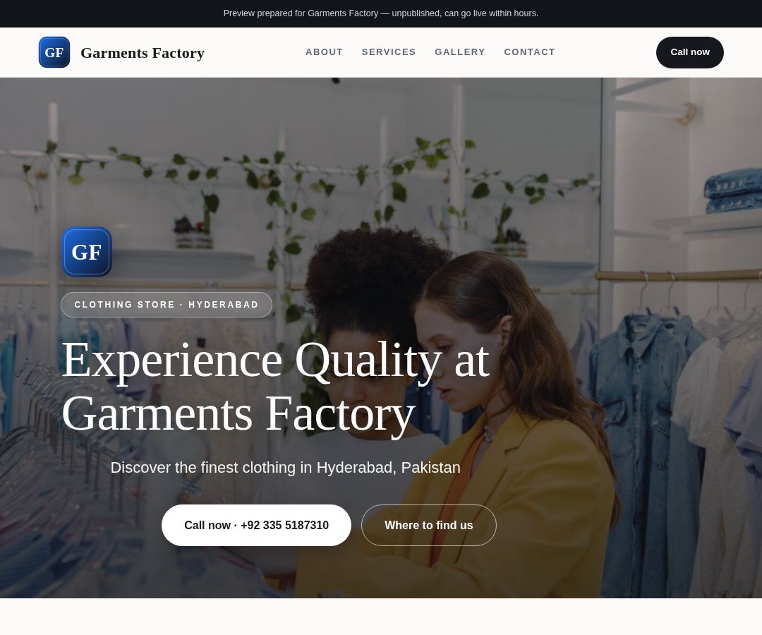Garments Factory