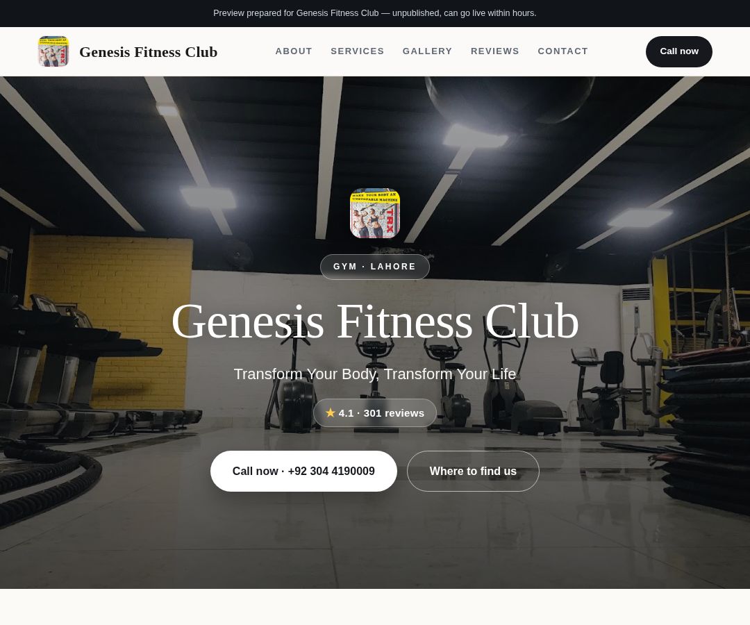 Genesis Fitness Club