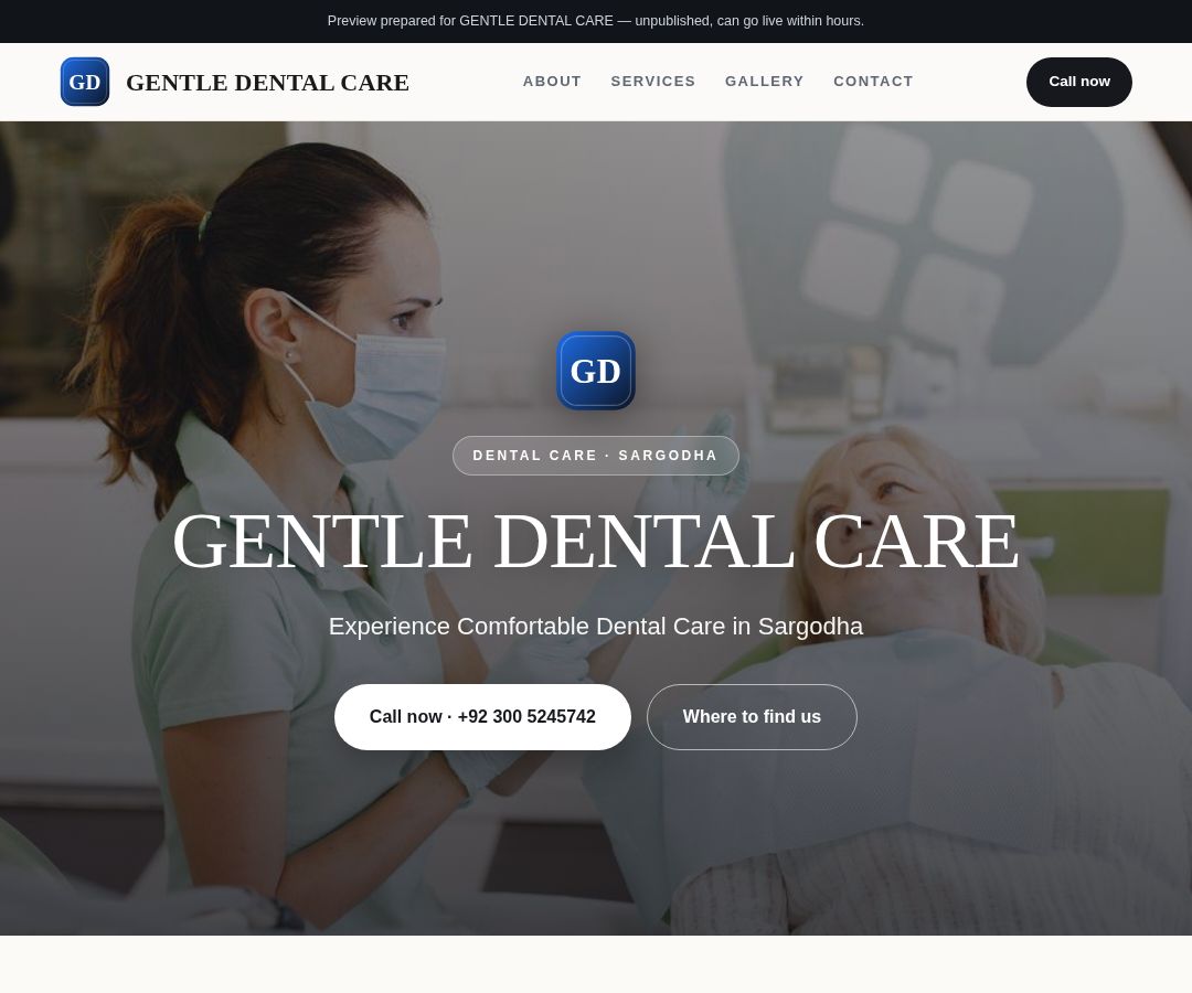 GENTLE DENTAL CARE