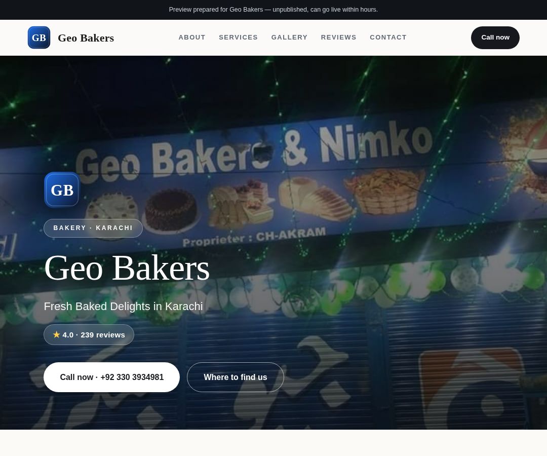 Geo Bakers
