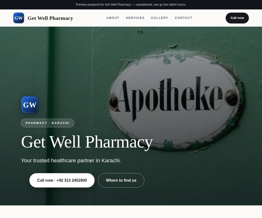 Get Well Pharmacy