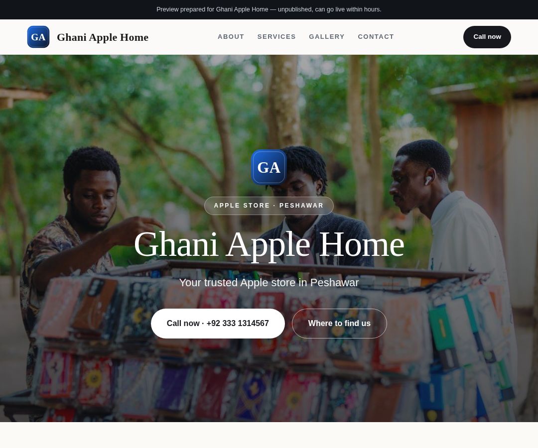 Ghani Apple Home