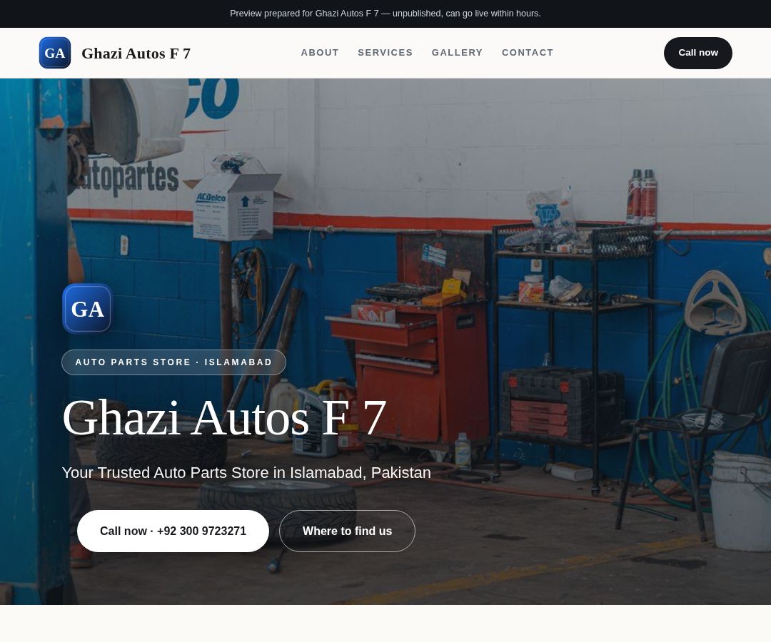 Ghazi Autos F 7