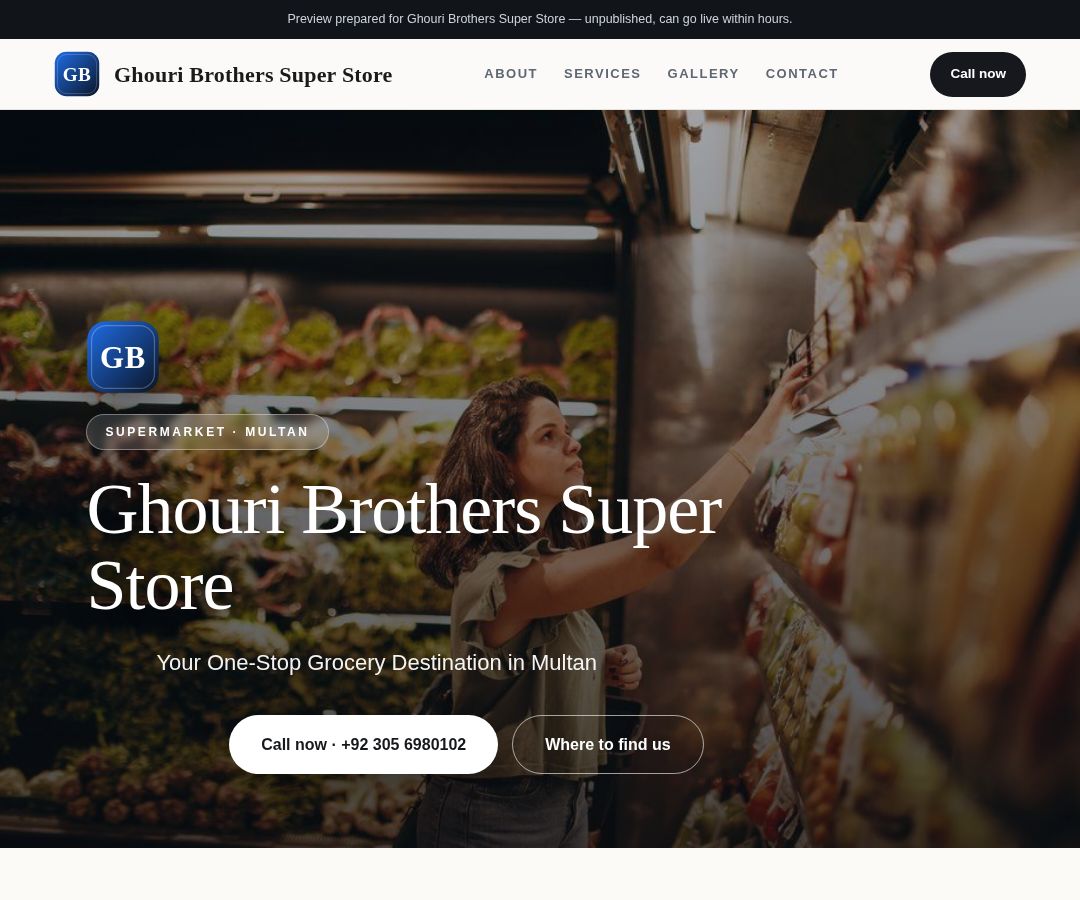 Ghouri Brothers Super Store