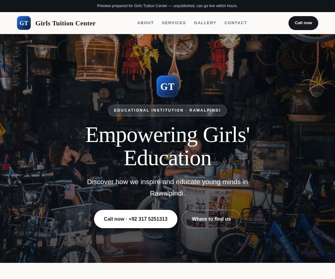 Girls Tuition Center