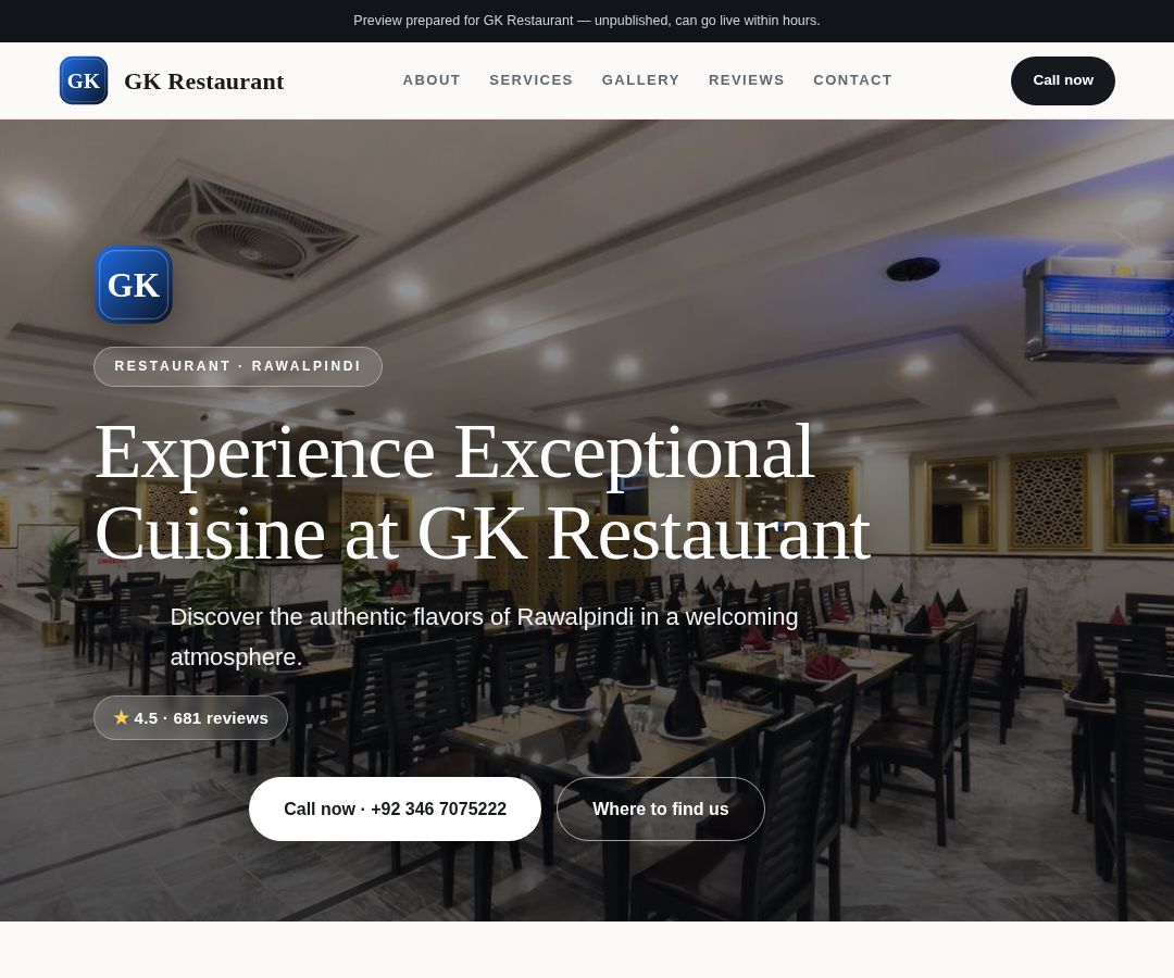 GK Restaurant