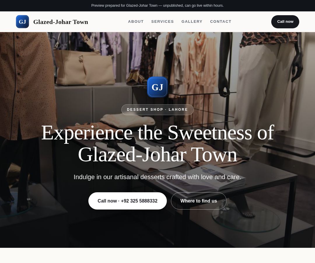 Glazed-Johar Town
