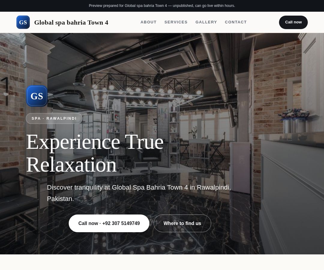 Global spa bahria Town 4