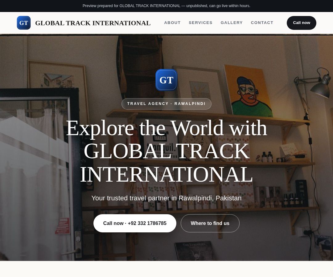 GLOBAL TRACK INTERNATIONAL