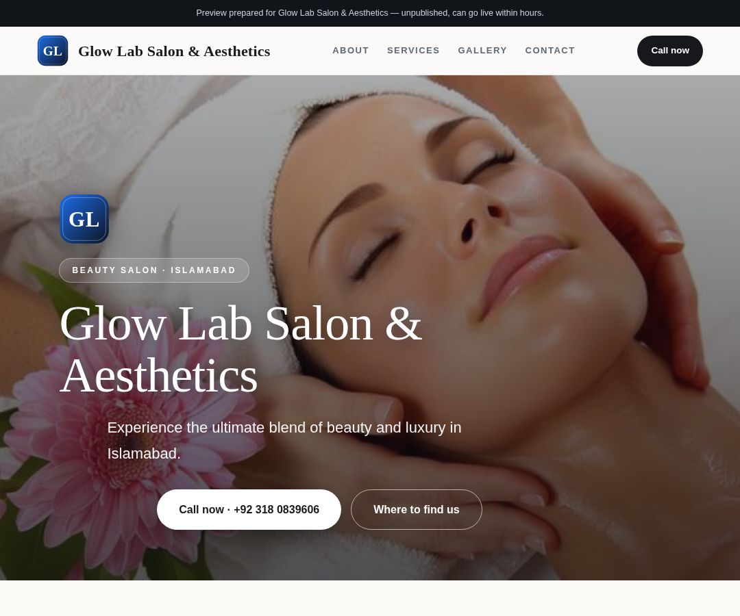 Glow Lab Salon & Aesthetics