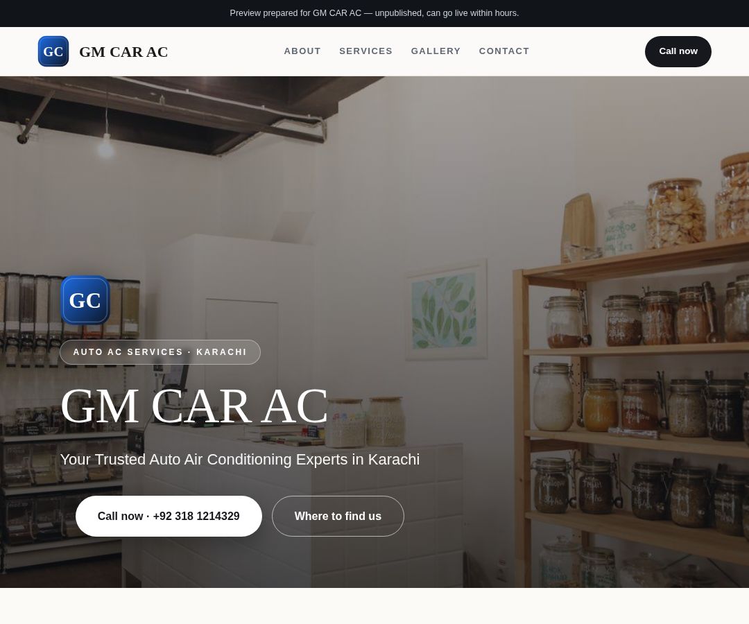 GM CAR AC