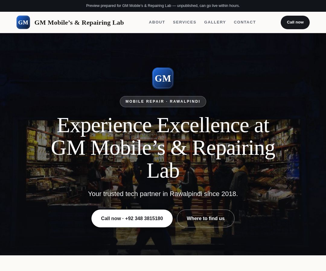 GM Mobile’s & Repairing Lab