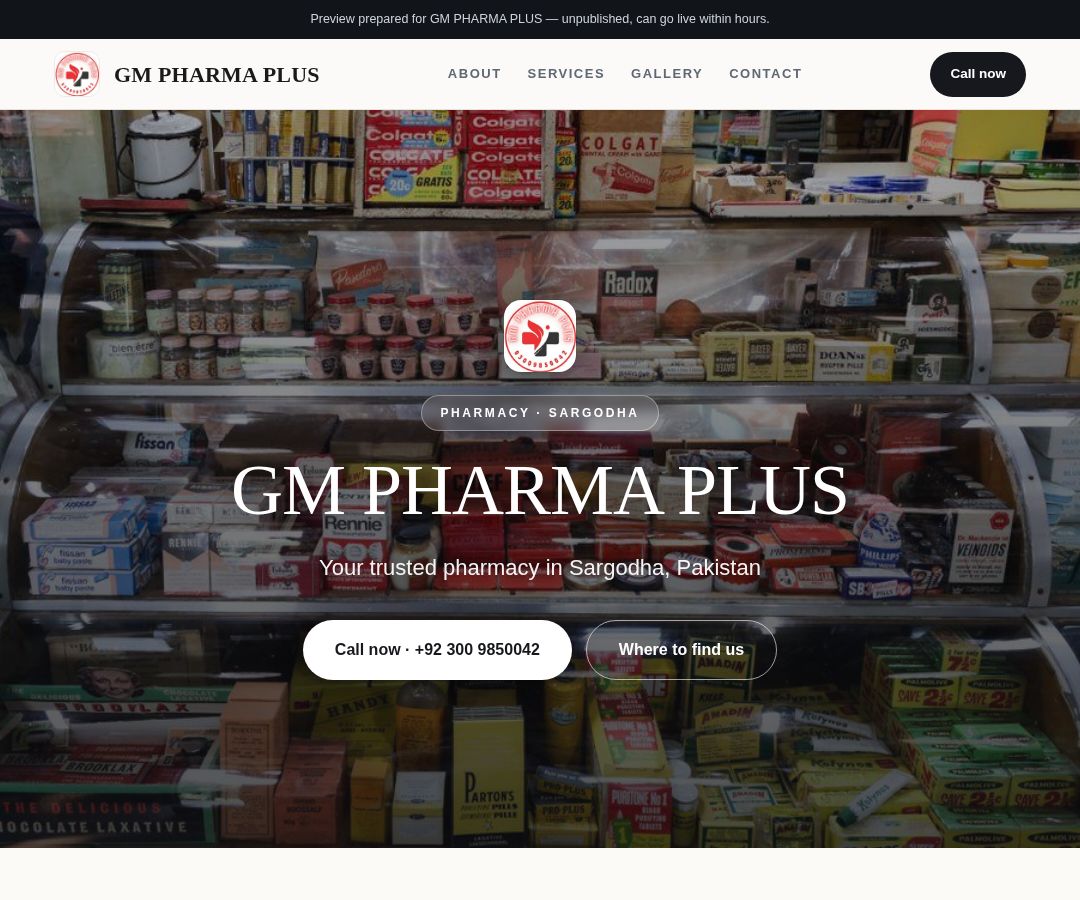 GM PHARMA PLUS