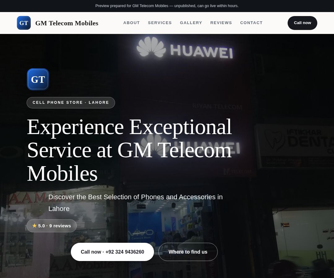 GM Telecom Mobiles
