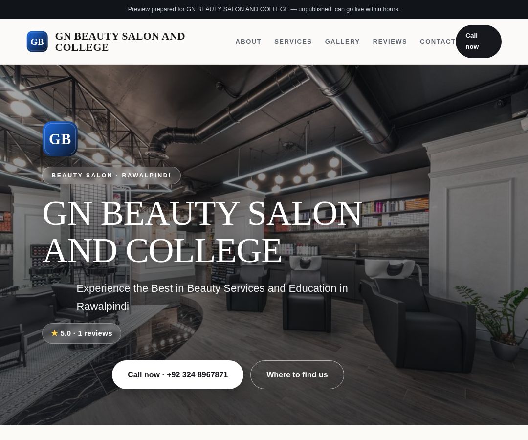GN BEAUTY SALON AND COLLEGE