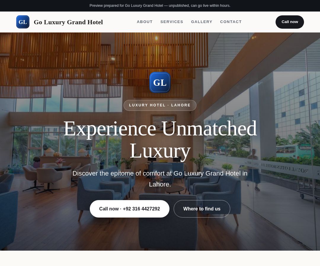 Go Luxury Grand Hotel