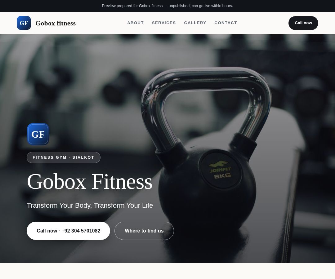 Gobox fitness