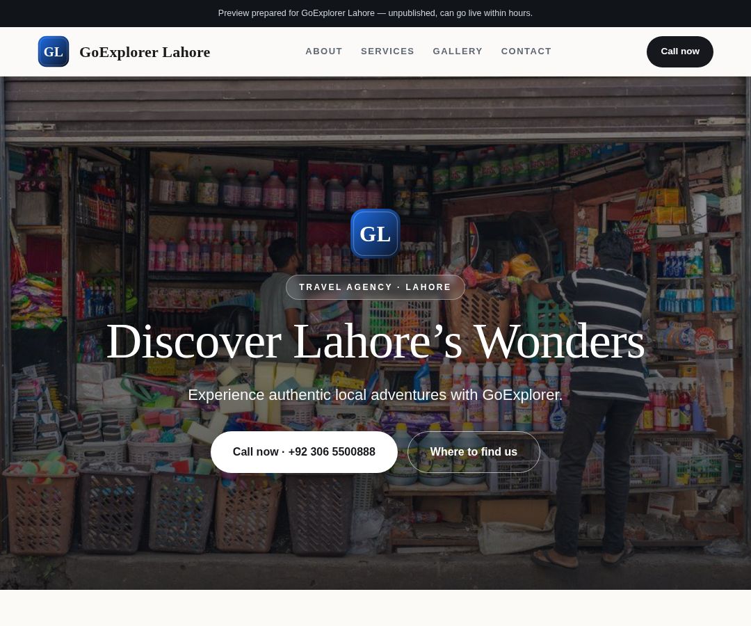 GoExplorer Lahore