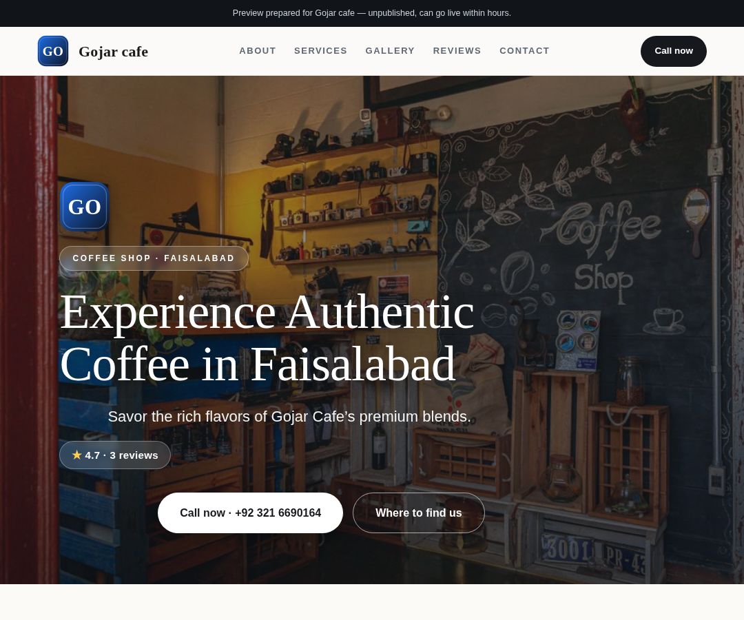 Gojar cafe