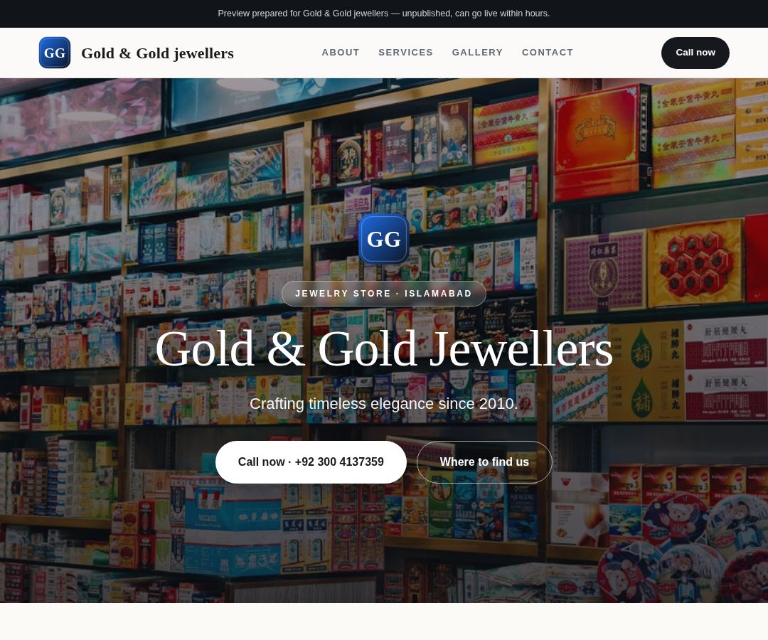 Gold & Gold jewellers
