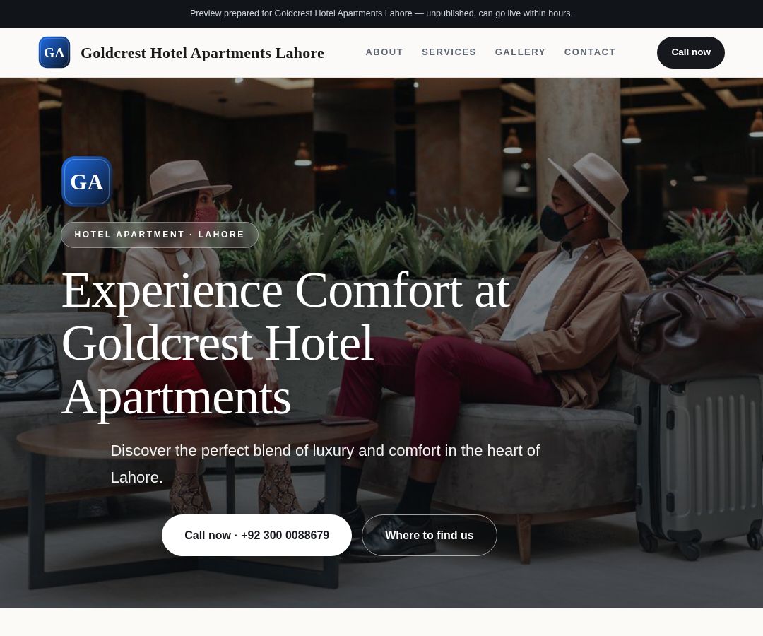 Goldcrest Hotel Apartments Lahore