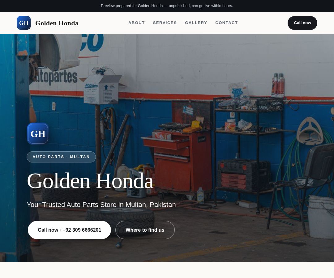 Golden Honda