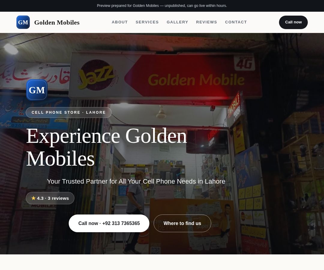 Golden Mobiles