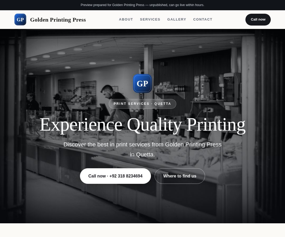 Golden Printing Press