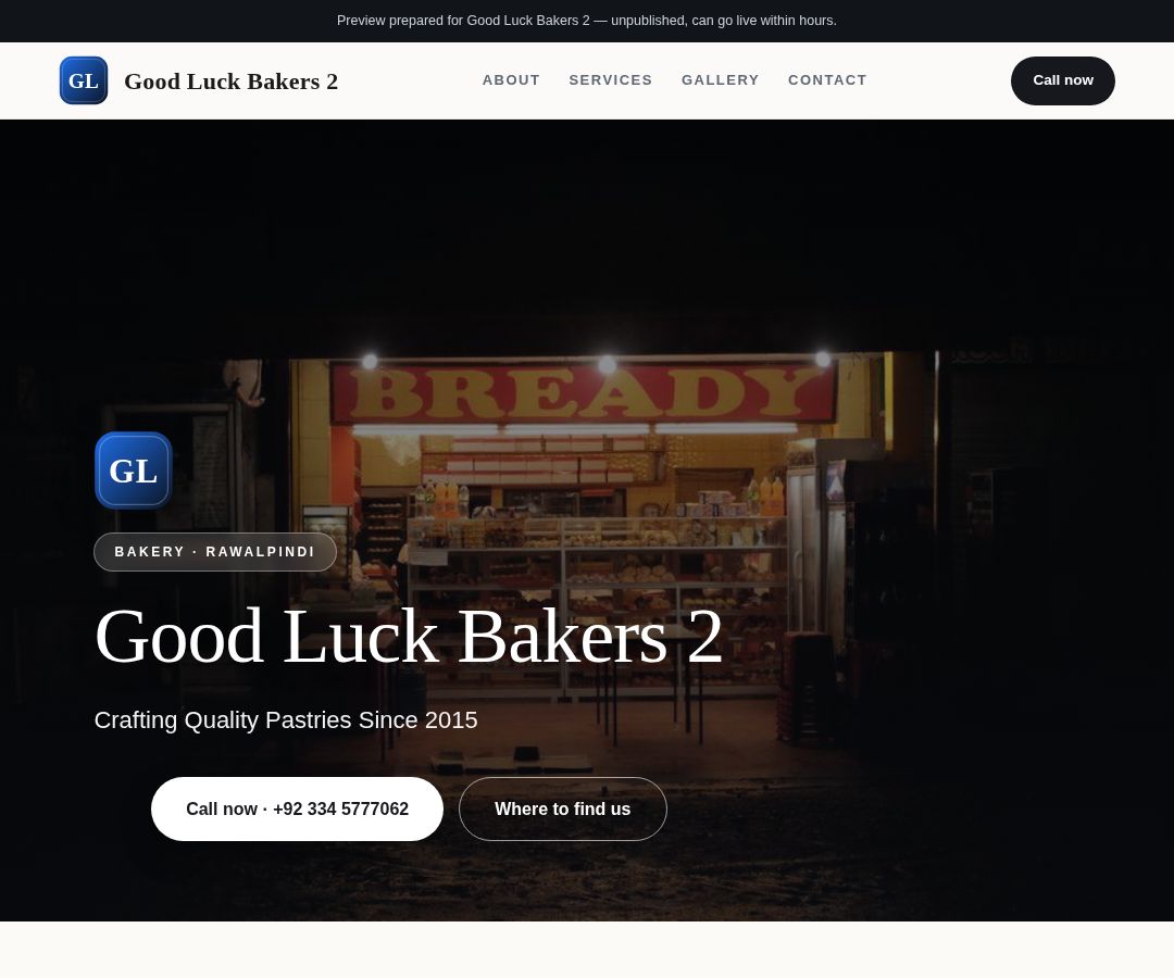 Good Luck Bakers 2