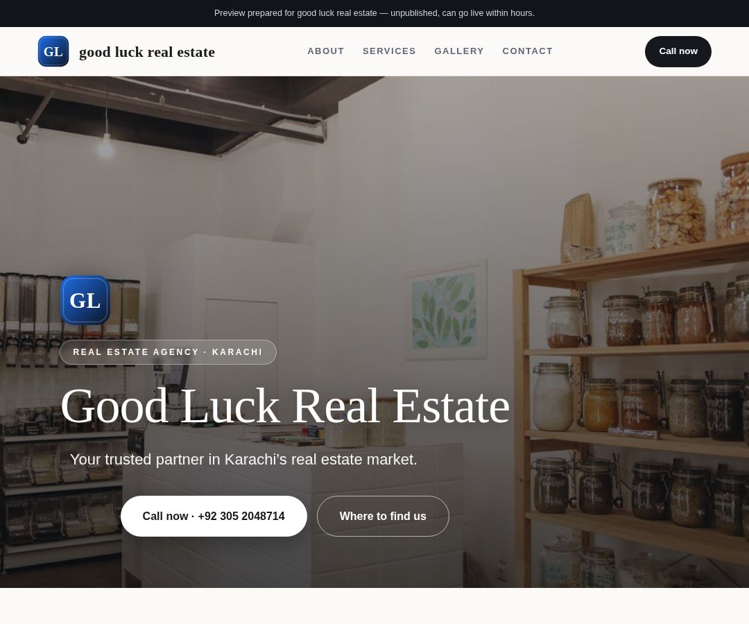 good luck real estate