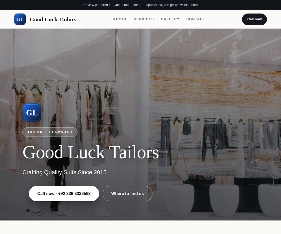 Good Luck Tailors