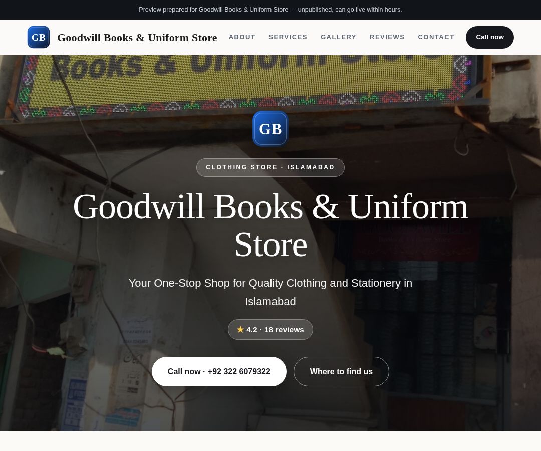 Goodwill Books & Uniform Store