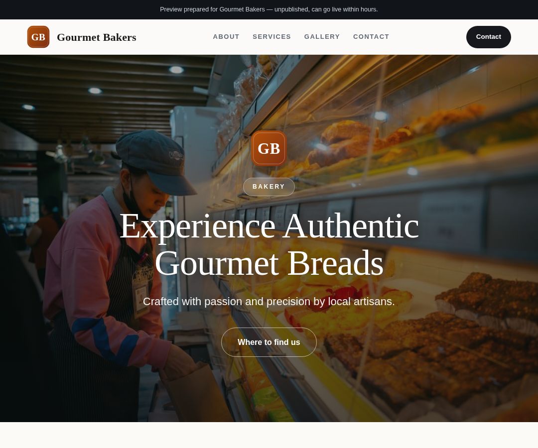 Gourmet Bakers