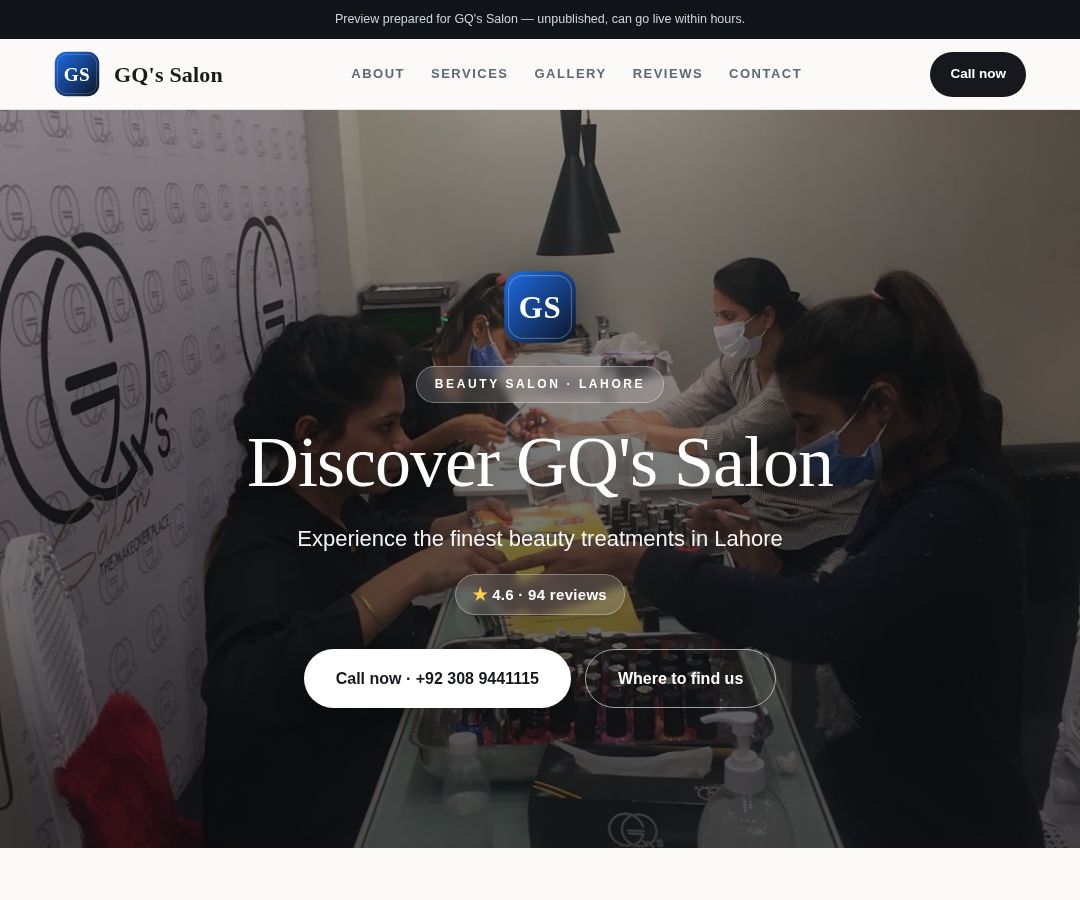 GQ's Salon