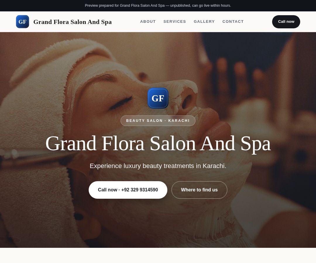Grand Flora Salon And Spa